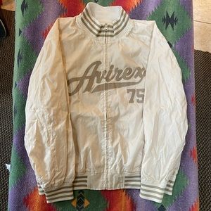 Avirex Cream and Tan Jacket
